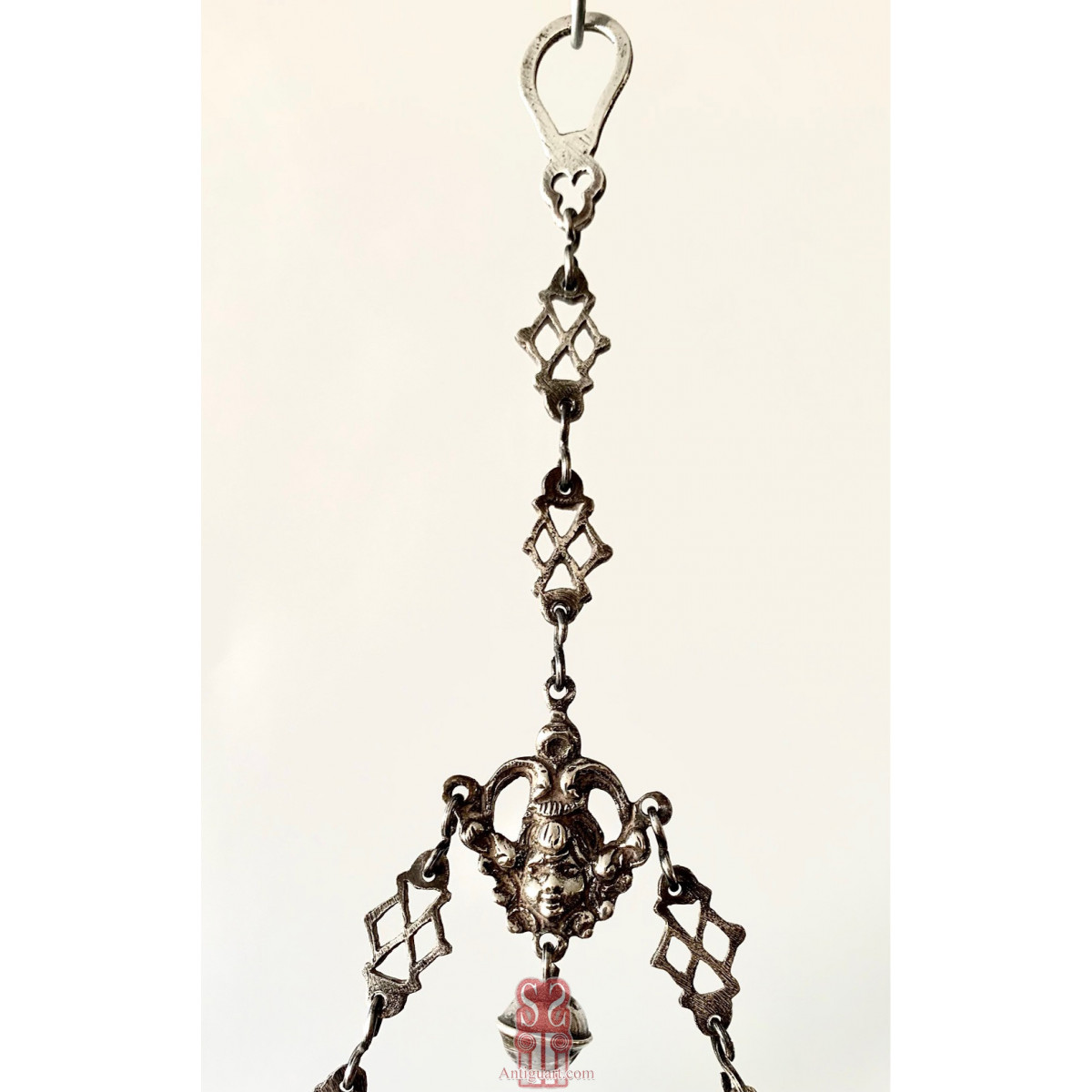 L'Arcangelo Michele In Armatura Dorata Foto Stock