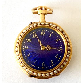 Pocket watch in 18K gold, Switzerland, 19th