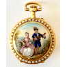 Pocket watch in 18K gold, Switzerland, 19th