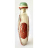 Snuff bottle, principio del XX secolo, vetro dipinto