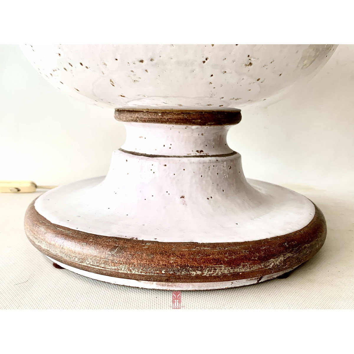 Table lamp ceramic, Ugo Zaccagnini, 1960s