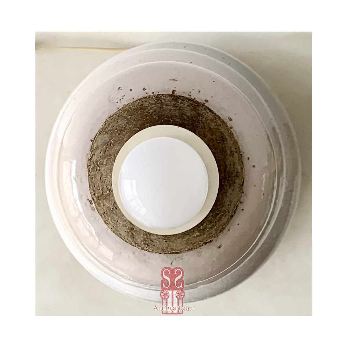 Table lamp ceramic, Ugo Zaccagnini, 1960s