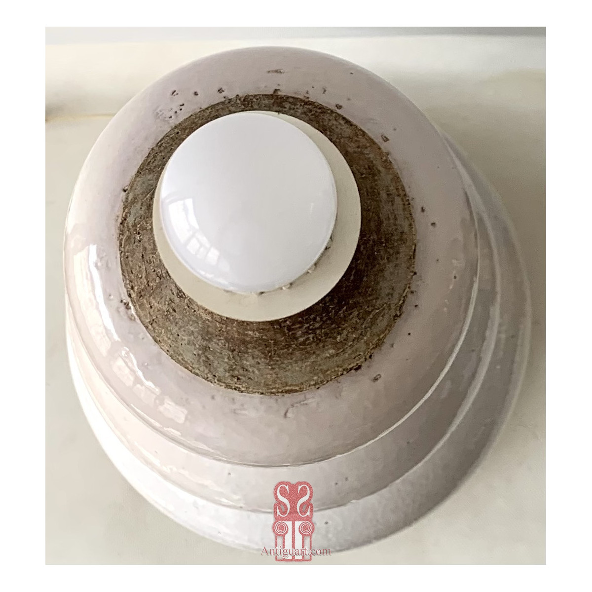 Table lamp ceramic, Ugo Zaccagnini, 1960s