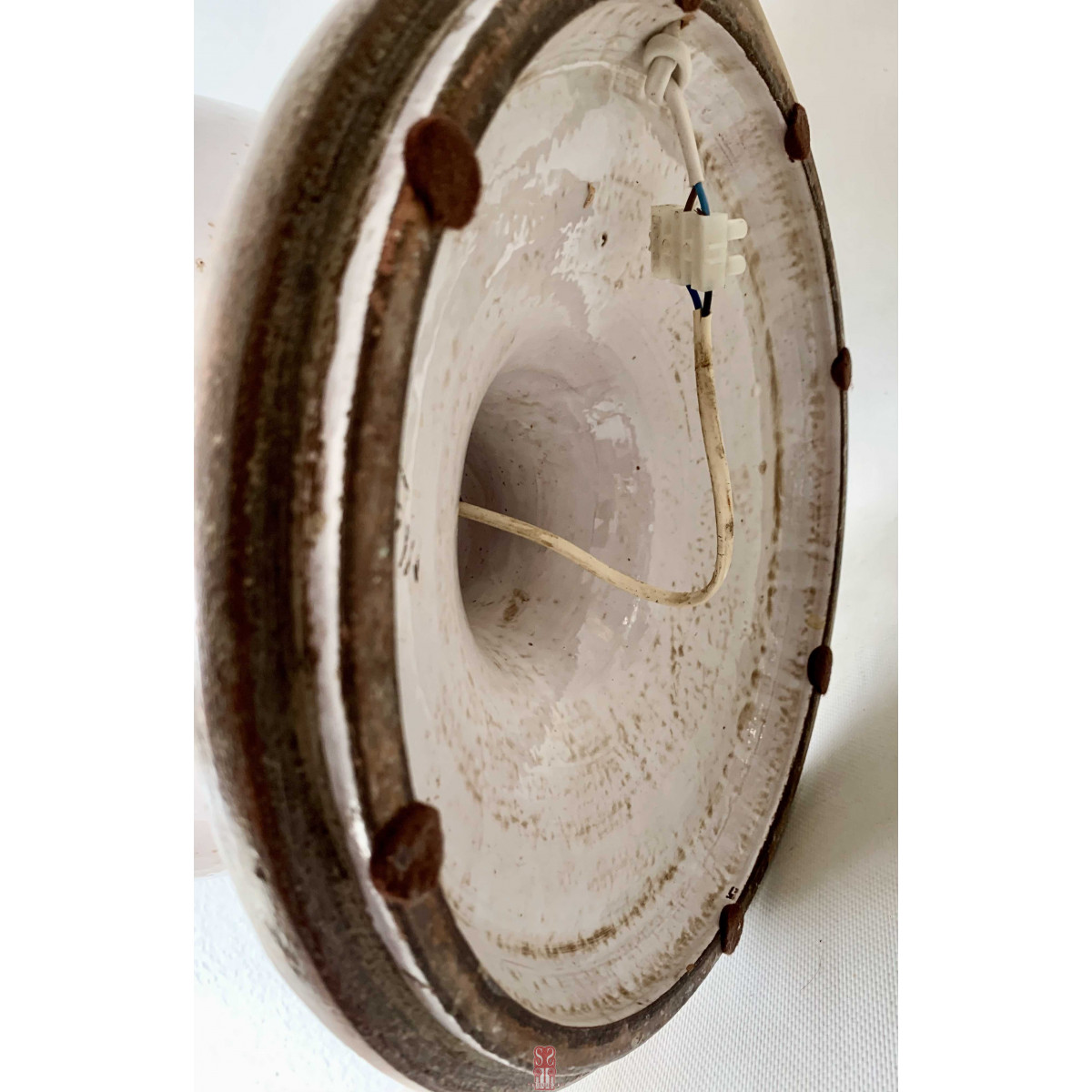 Table lamp ceramic, Ugo Zaccagnini, 1960s