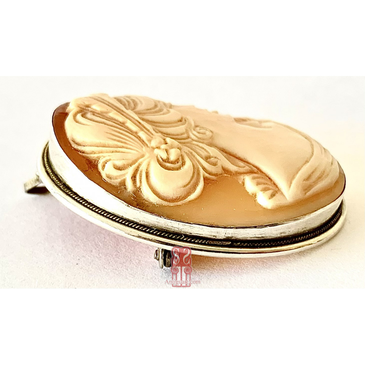 Broche/colgante camafeo, principios del siglo XX