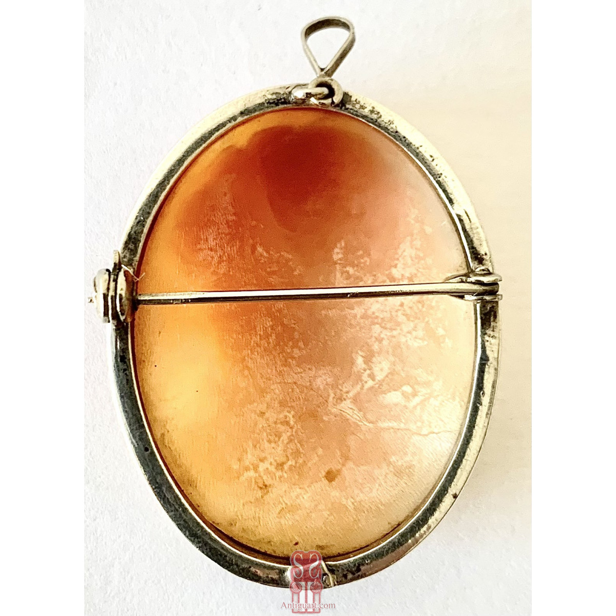 Broche/colgante camafeo, principios del siglo XX