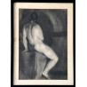 “Nudo di donna” disegno al carboncino della prima metà del XX secolo