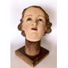 Scultura testa di angelo del XVIII secolo