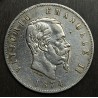  5 lire de 1874, Rey Vittorio Emanuele II, plata.