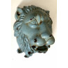 Iron fountain, lion head, 19th