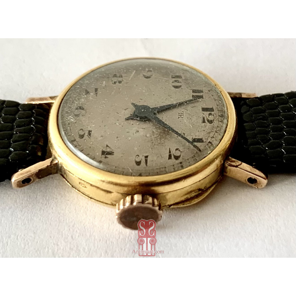 Swiss ladies' watch, 18K gold,  Rueff Fréres.