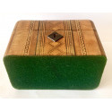 Box with fine inlays with geometric decorations 19th