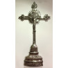 Important Italian silver crucifix final of the 18th, early 19th