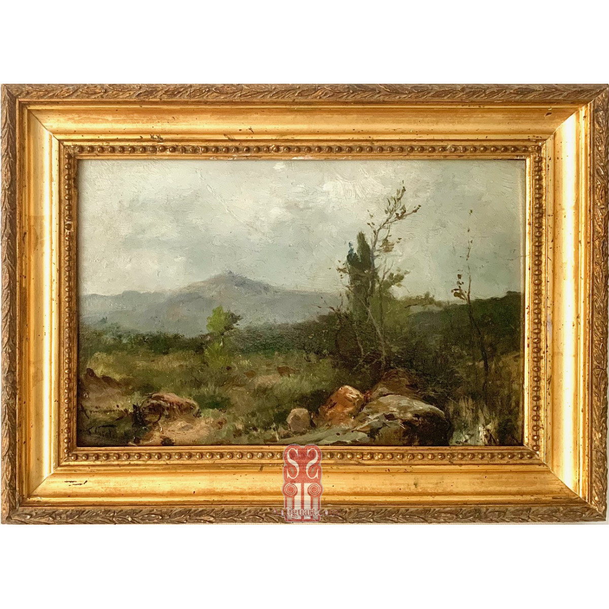 Ramon Stolz seguí (Valencia 1872 - 1924), mountain landscape