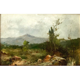 Ramón Stolz Seguí (Valencia 1872 - 1924), paisaje de montaña. 2