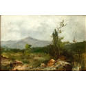 Ramón Stolz Seguí (Valencia 1872 - 1924), paisaje de montaña.