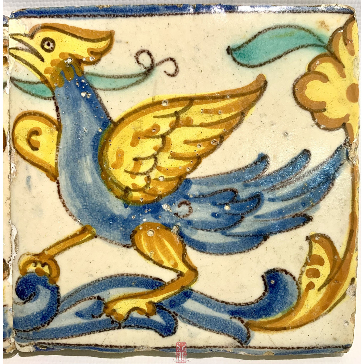 Pareja de azulejos valencianos, finales del siglo XVII