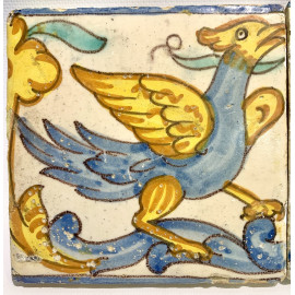 Pareja de azulejos valencianos, finales del siglo XVII 2