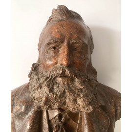 Vicente Bañuls Aracil (Alicante 1866 - 1935). Busto de terracota. 2