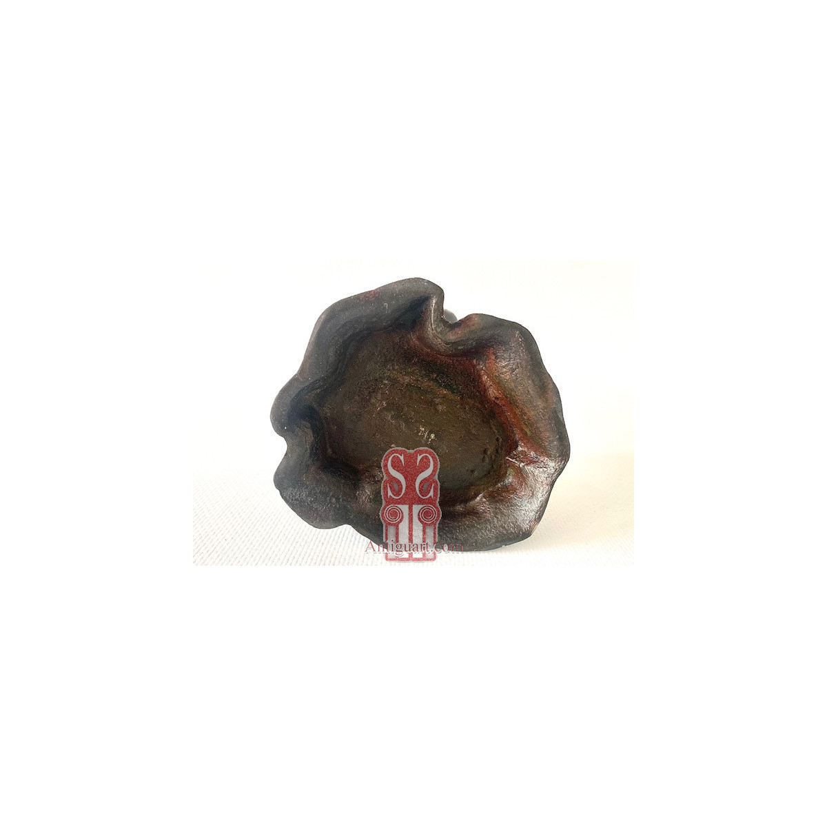 Incensario bronce. Los tres monos sabios. Japón Meiji Finales Siglo XIX.