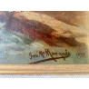 Marina, óleo sobre lienzo. Jose María Marques y Garcia, firmado y fechado 1938.
