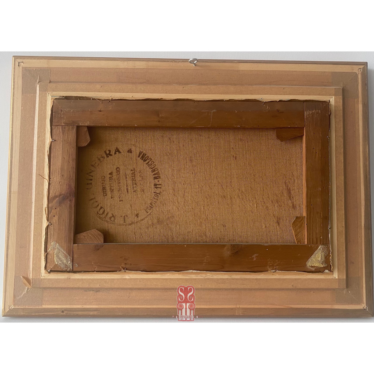 Marina, óleo sobre lienzo. Jose María Marques y Garcia, firmado y fechado 1938.