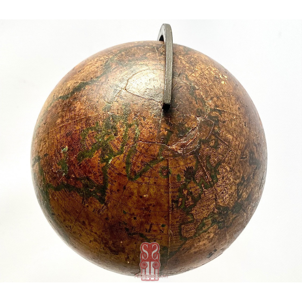 Globo terrestre terráqueo Newton Son & Berry London 1838.