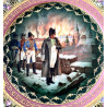 Plato Napoleón, El Incendio de Moscú de 1812. Siglo XIX.