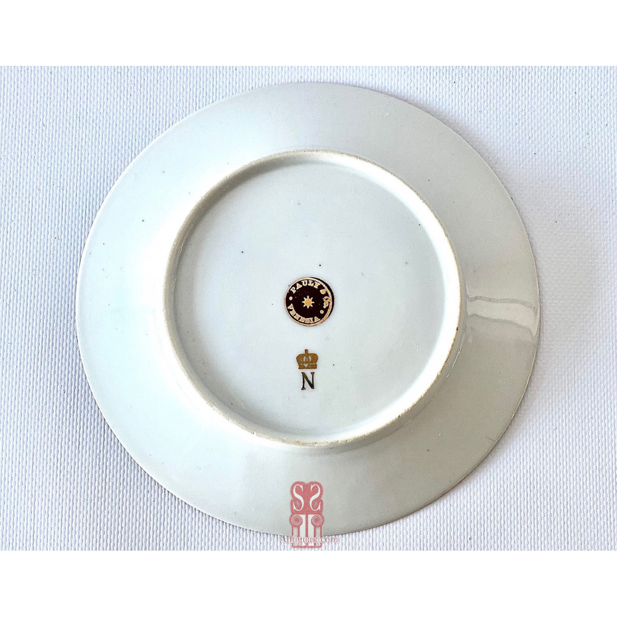 Plato Napoleón, El Incendio de Moscú de 1812. Siglo XIX.