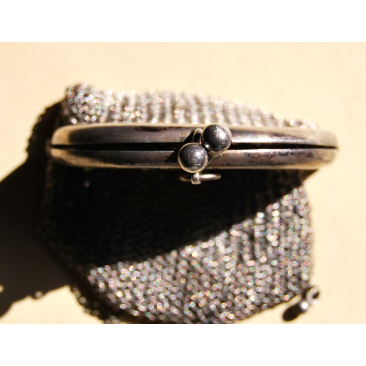 Monedero de plata, principio del siglo XX.