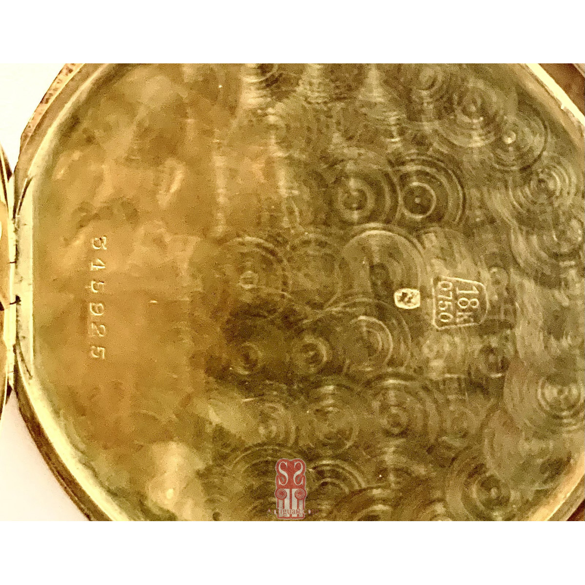 Reloj de bolsillo de oro de 18 quilates, Ulisse Nardin, Locle Geneve Suiza, principios del siglo XX.