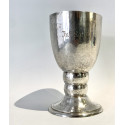 Rara copa cáliz de plata 800 Alemana, mitad del siglo XX.