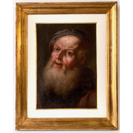 Retrato de hombre.  Óleo sobre lienzo. Siglo XVIII, Italia.