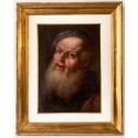 Retrato de hombre.  Óleo sobre lienzo. Siglo XVIII, Italia.