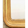 Espejo con marco dorado de la segunda mitad del siglo XIX.