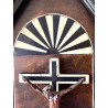 Wooden crucifix inside an altar, final of the 18th century beginning of the 19th