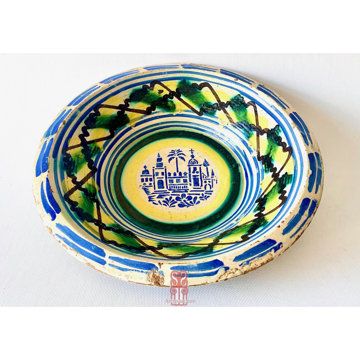 Lebrillo del siglo XIX, Triana Sevilla.