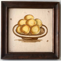Cesta de fruta, azulejo valenciano del Siglo XVIII.
