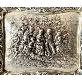 Bandeja de plata de ley, principios Siglo XX. 2