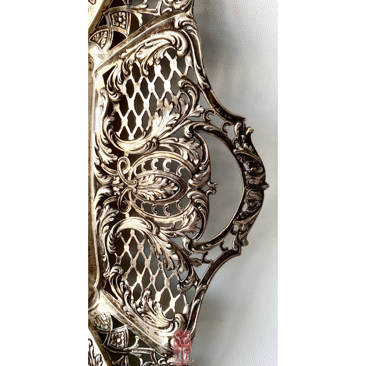 Bandeja de plata de ley, principios Siglo XX.