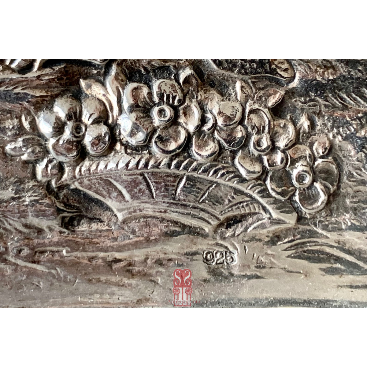 Bandeja de plata de ley, principios Siglo XX.