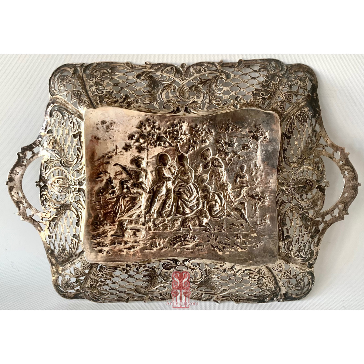 Bandeja de plata de ley, principios Siglo XX.