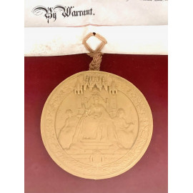 Documento de patente, Ferrocarril. Inglaterra año 1877. 2