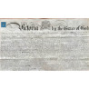 Documento de patente, Ferrocarril. Inglaterra año 1877.