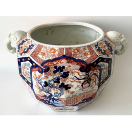 Jardinera cerámica, Japón Imari, Siglo XIX. 2