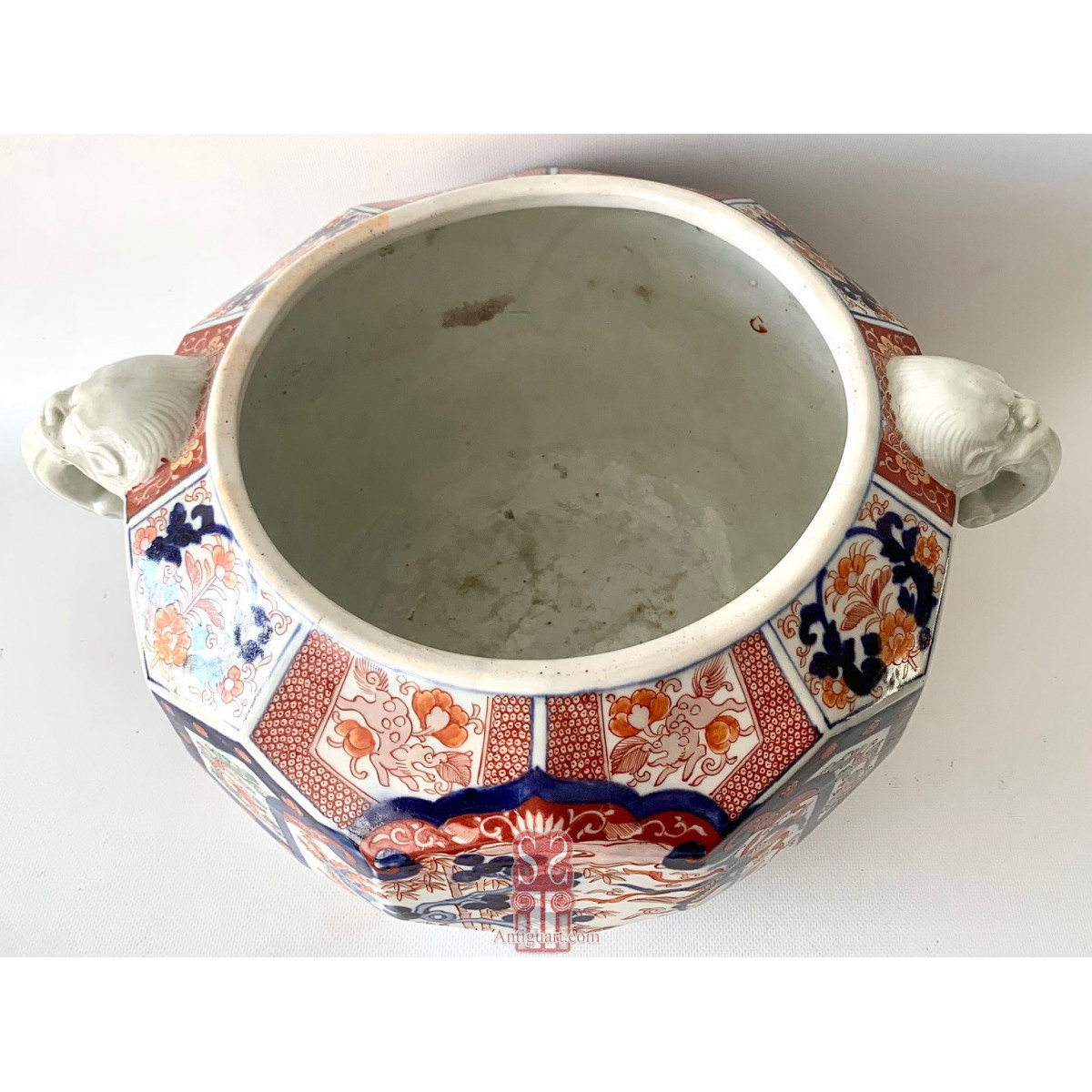 Jardinera cerámica, Japón Imari, Siglo XIX.