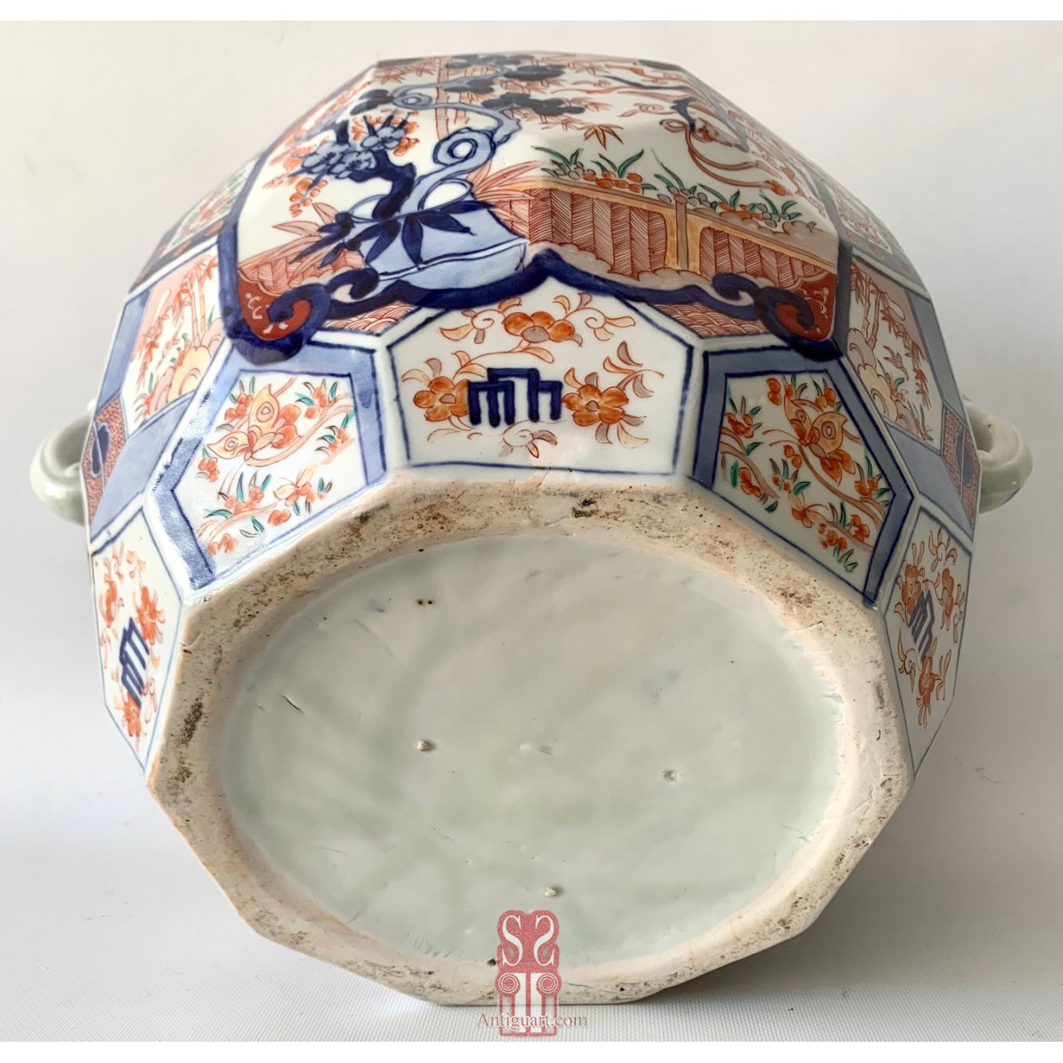 Jardinera cerámica, Japón Imari, Siglo XIX.