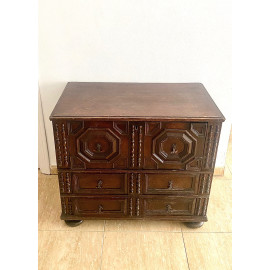 Cassettoncino in rovere, XVIII secolo 2