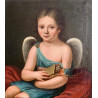 “Eros”, pintura al óleo sobre lienzo, Francia, segunda mitad del siglo XVIII .