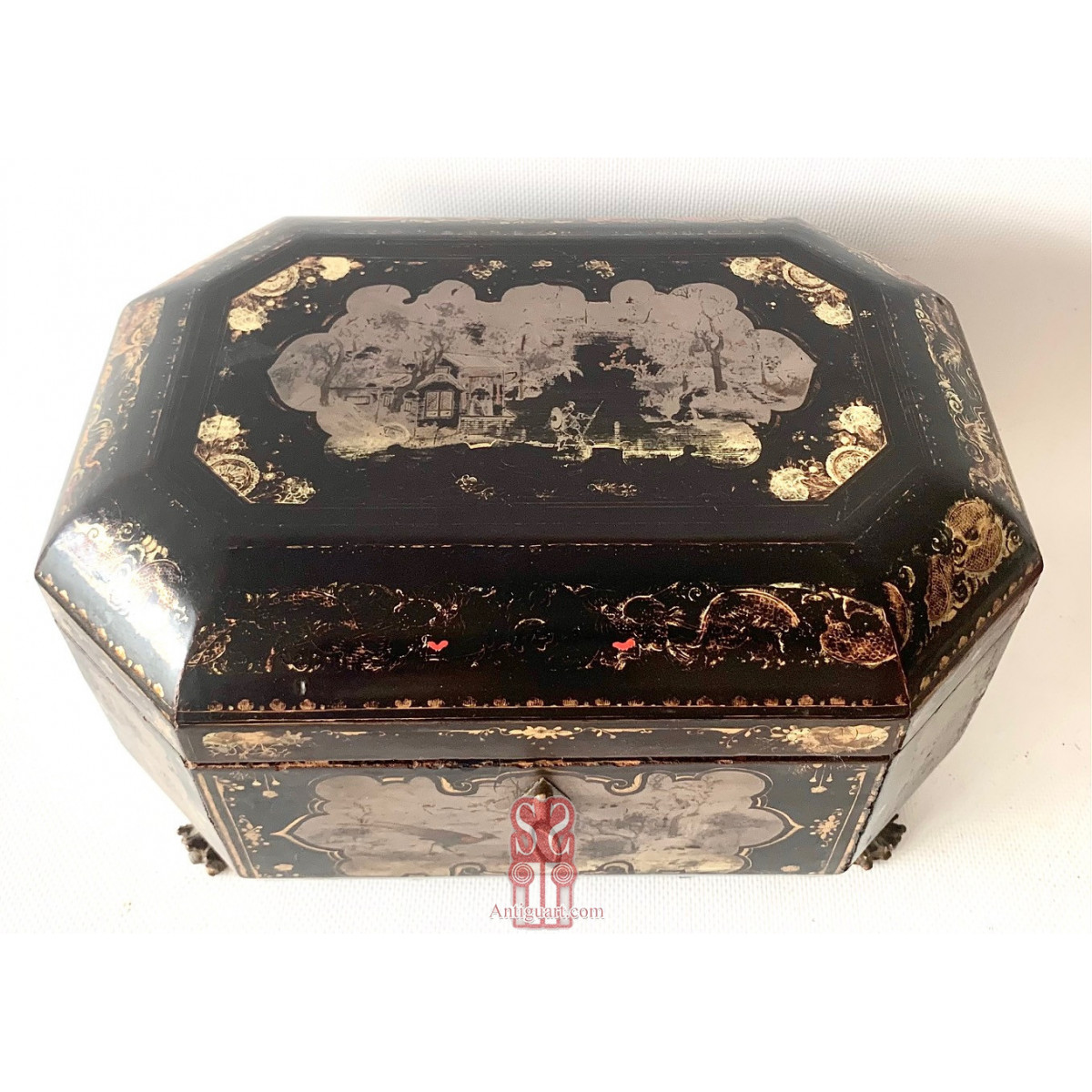 Caja para el the, China, siglo XIX.